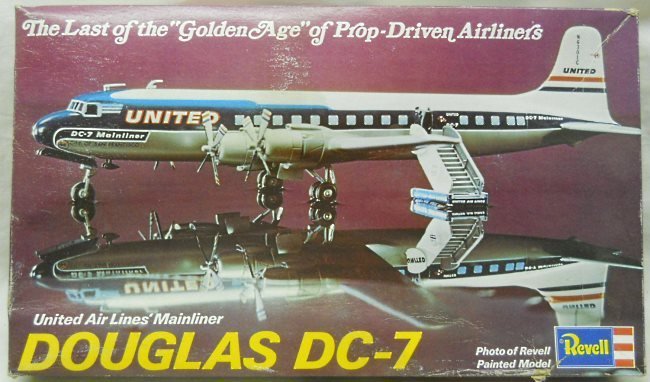 Revell 1/122 Douglas DC-7 United Airlines Mainliner, H168 plastic model kit